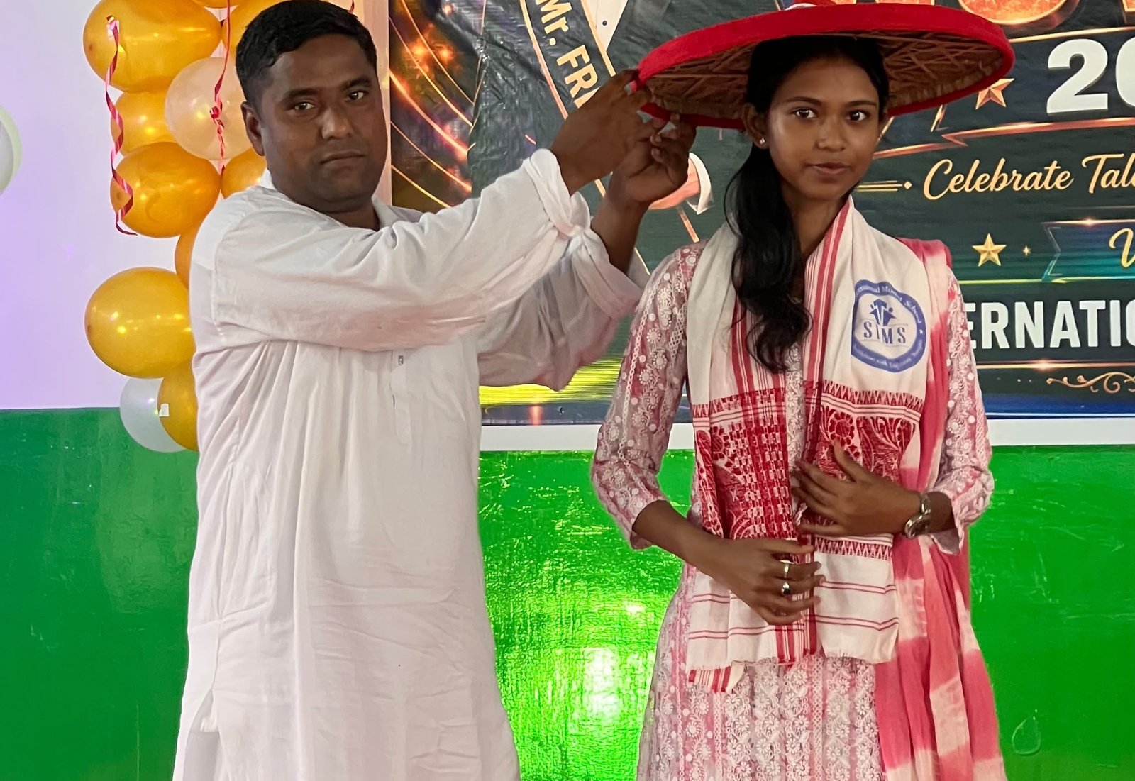 Felicitation of Riya Acharjee for getting B.Tech in UIT, Bhopal